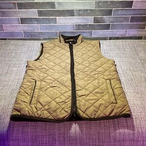 Tahari Men's Quilted Vest - Tan